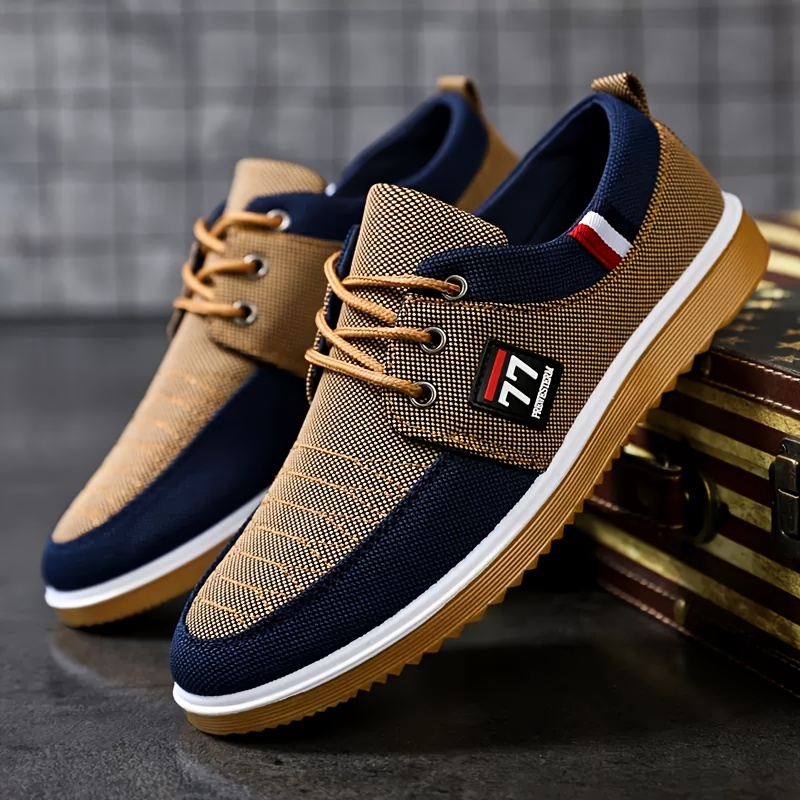 Yeni Moda ve Trend Erkek Ayakk - Knit Fabric Lace Up Sneakers incelemesi ve fiyatı