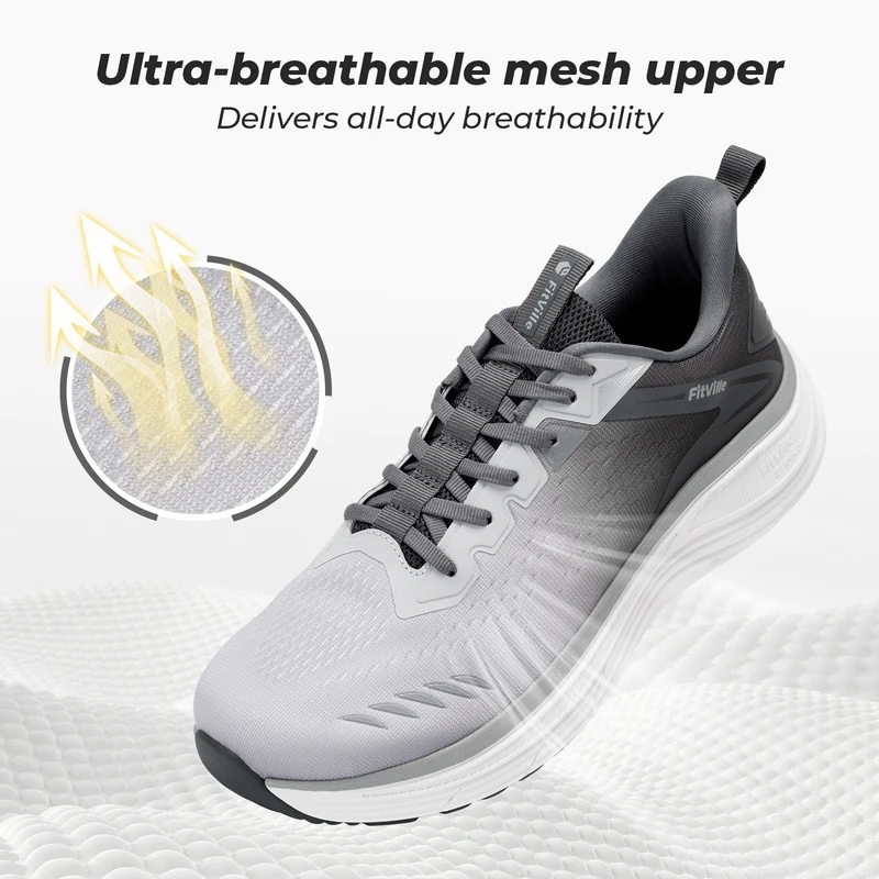 Fitville Erkek Spor Ayakkabıla - Wide Toe Box Running Sneakers incelemesi ve fiyatı