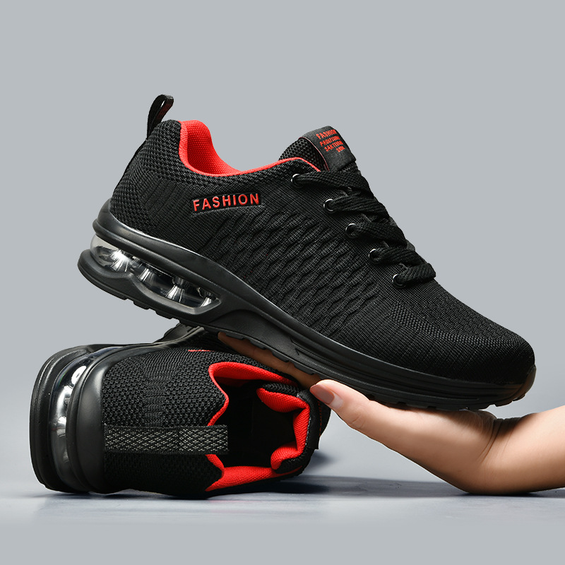 Erkekler koşu ayakkabıları bağ - Breathable Mesh Athletic Shoes incelemesi ve fiyatı